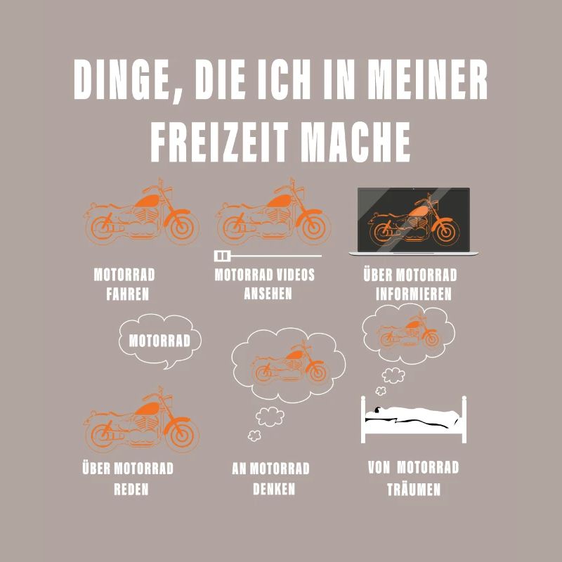 Dinge, die ich in meiner Freizeit mache Motorrad