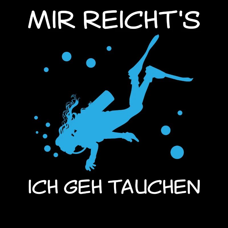 Taucherin Spruch Tauchen Mädchen Damen Geschenk