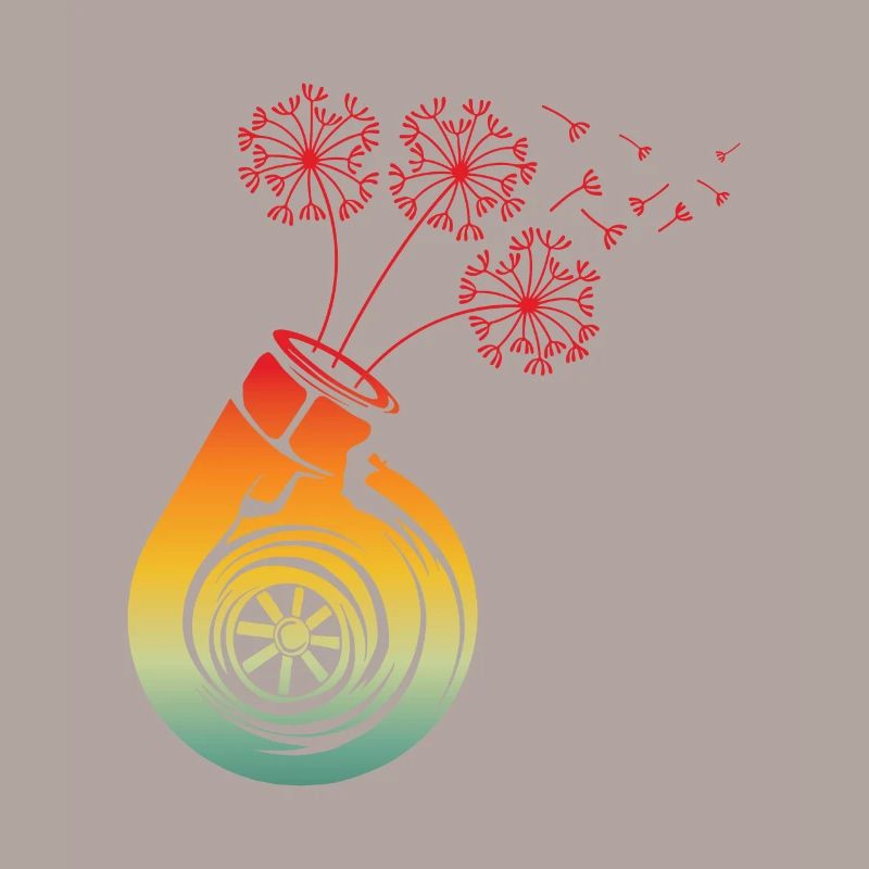Boosteblume Turbolader Löwenzahn Pusteblume