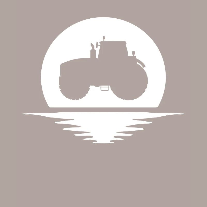 Traktor Bauer Trecker Bauernhof Logo