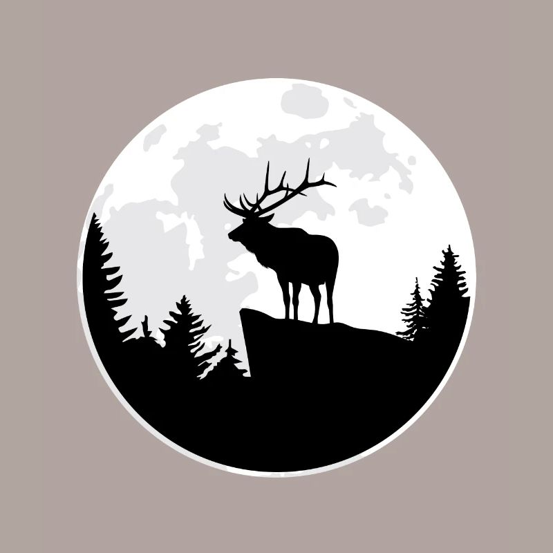 Moose Gift Deer Wild Nature Forest Deer