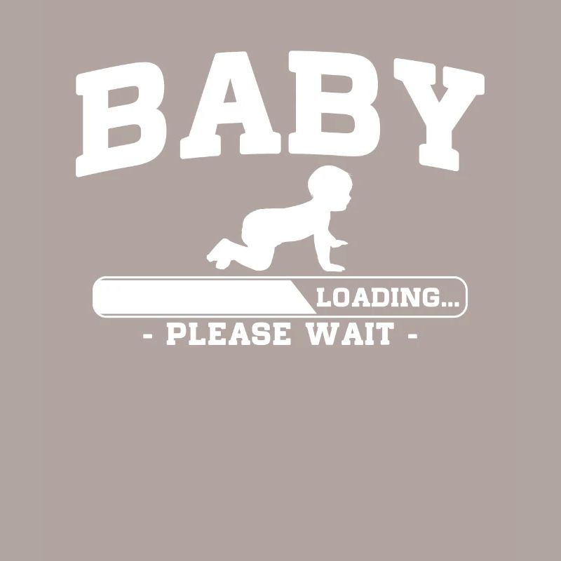 Bébé Loading Please Wait - Ventre de bébé Maman 2021