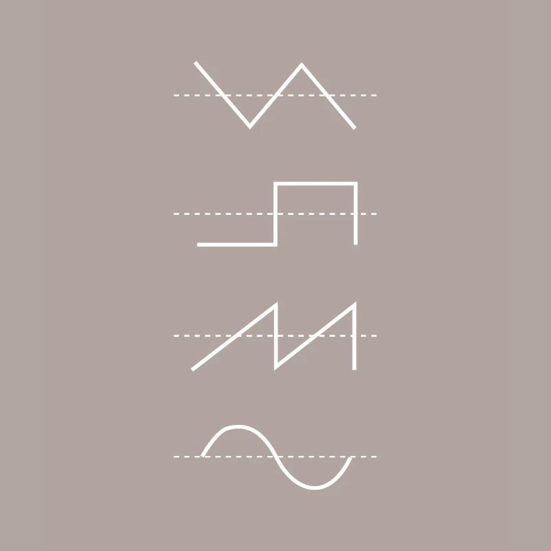 Synthesizer Techno Waveform Synth Nerd