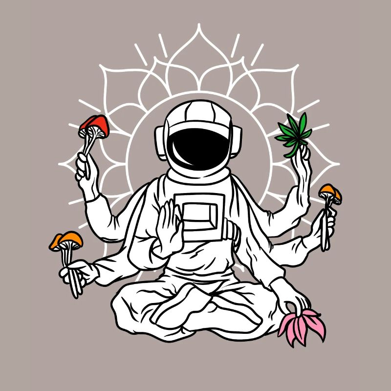 Astronaute Magic Mushrooms Psychedelic LSD