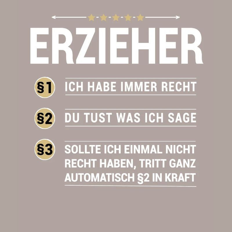 Erzieher Beruf meine eigenen Paragraphen