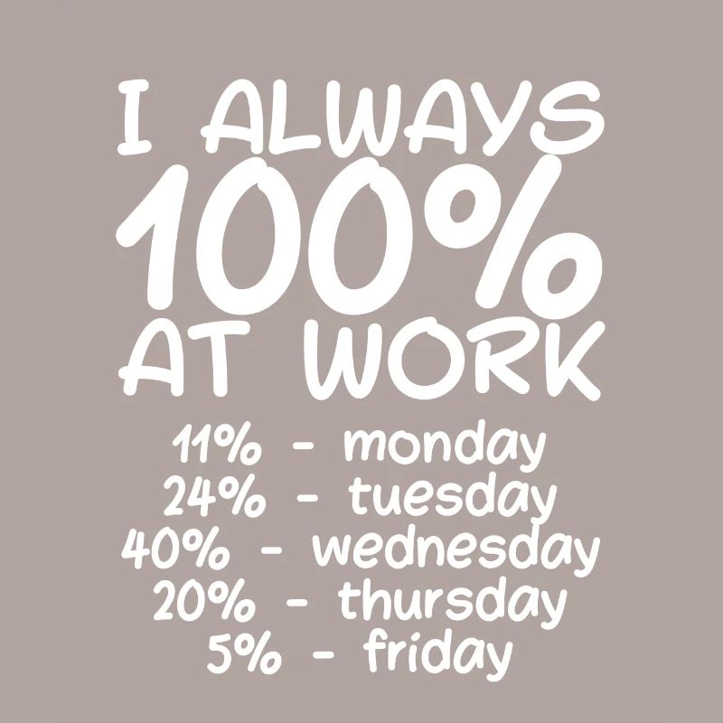 I Always Give 100% At Work 4