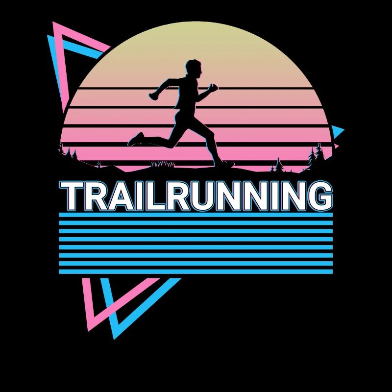 Trail Running Trail Runner Retro