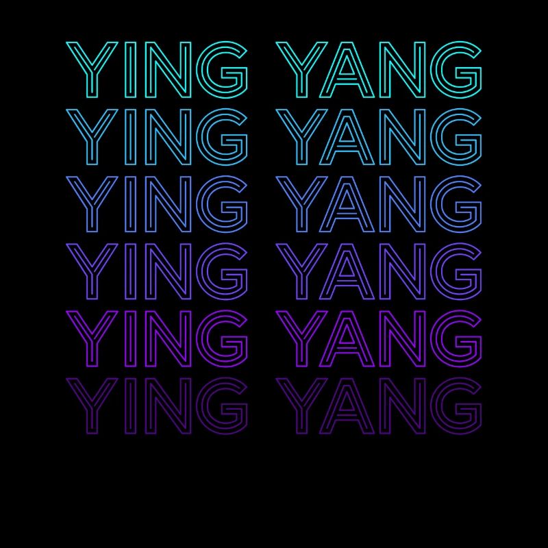 Ying Yang Yin Yang Rétro