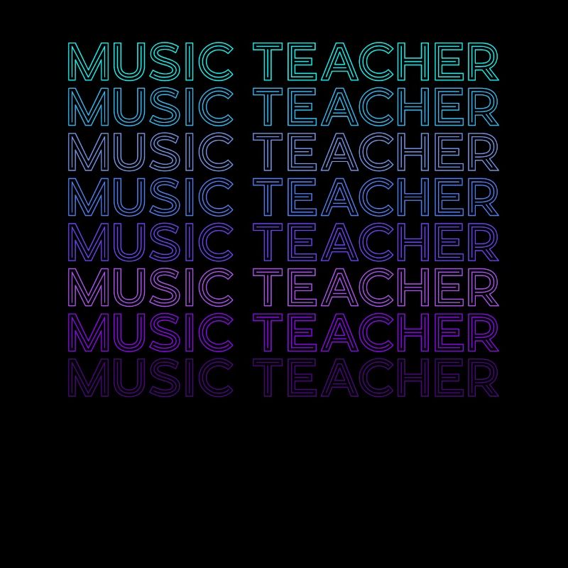 Professeur de musique Rétro