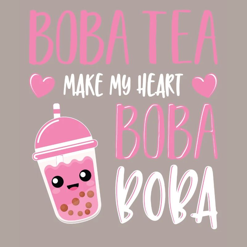 Powered By Tea Bubble Milk Tea Lovers Geschenkidee