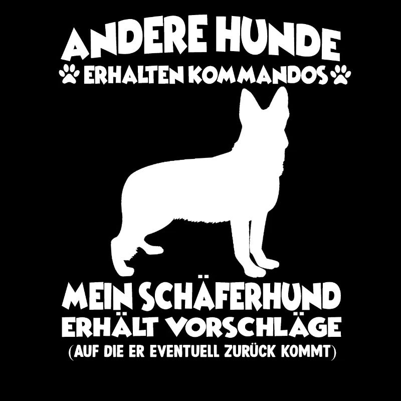 Witziges Obedience Deutscher Schäferhund Hunde