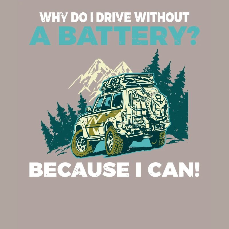 Why do I drive without a battery Anti e-Car