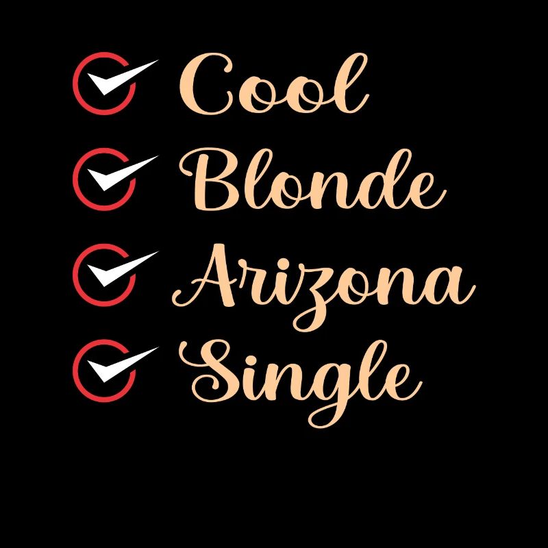 Cooles Blondes Arizona single geschenk