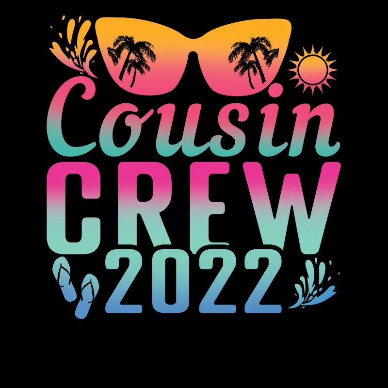 Cousin Crew Vacation 2022 Tropical Hello Summer