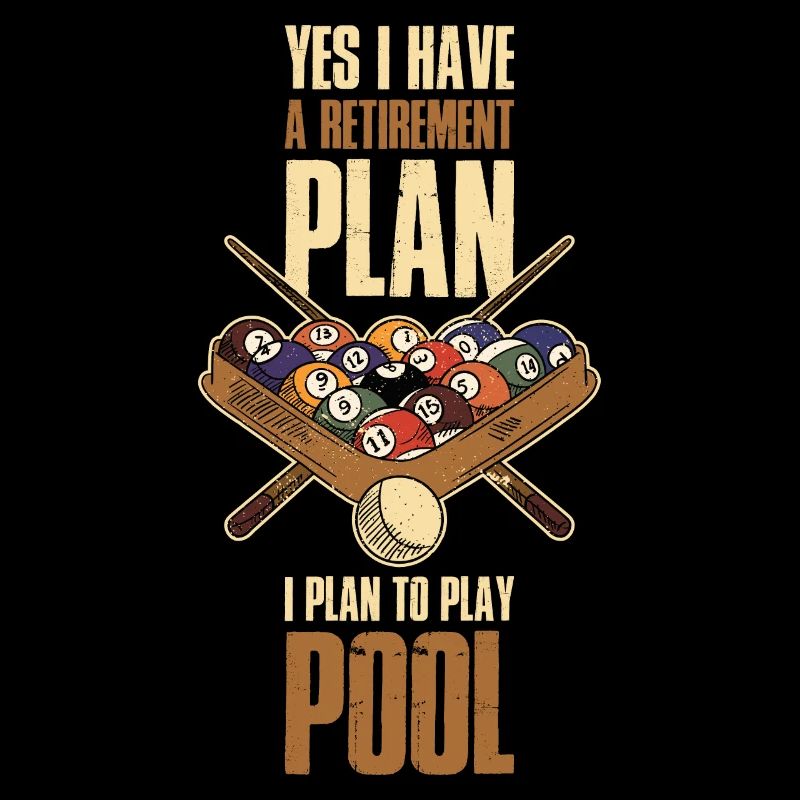 Pool Retirement Billard Geschenk