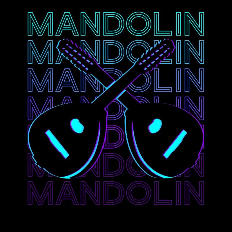 Mandoline Gitarre Retro