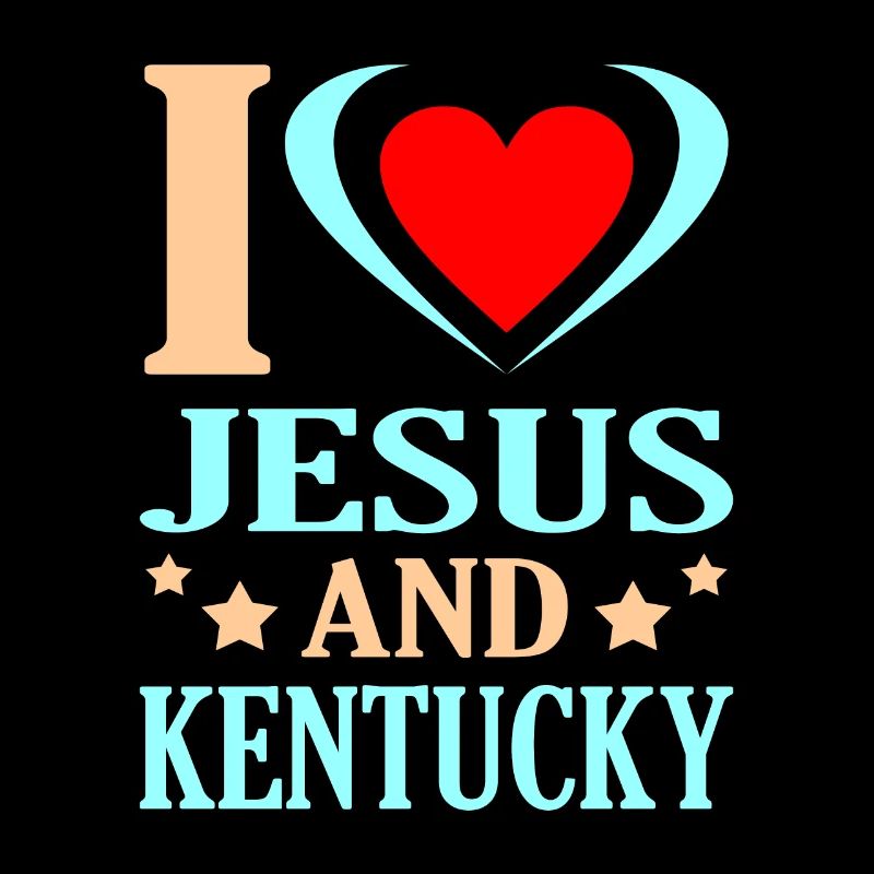 Ich Liebe Jesus Und Kentucky geschenk