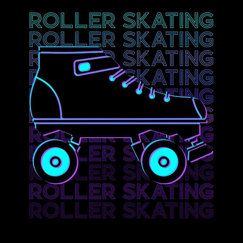 Roller Skating Roller Skaters Roller Skates Retro