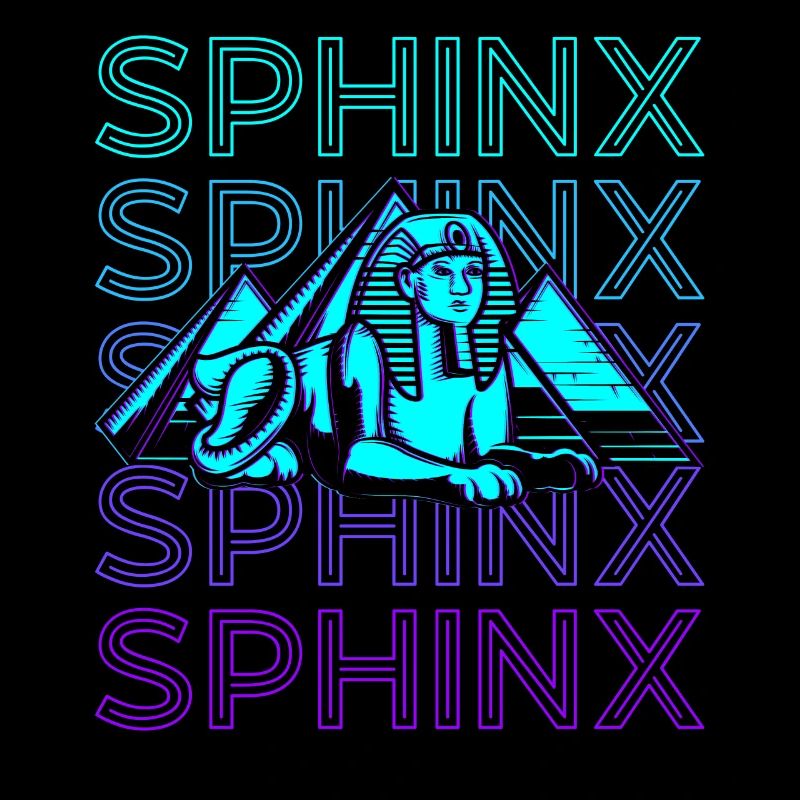 Sphinx Ägyptische Satue Große Sphinx von Gizeh Ret