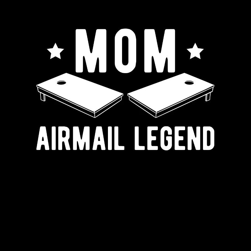 Mom Airmail Legend Shirt Gift Cornhole