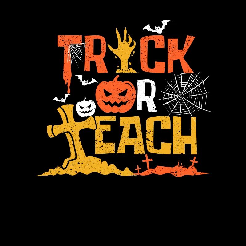Niedlich Halloween Lehrer Schule Klassenzimmer