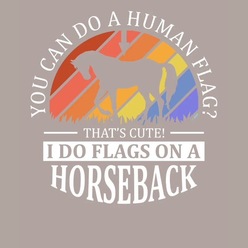 Vaulting I Do Flags on a Horseback
