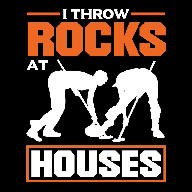 Curling Player for a Curler I Throw Rocks At