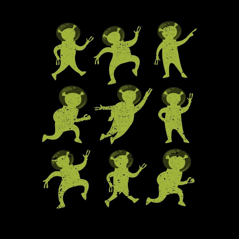 Dancing Aliens Dance Challenge Drôle