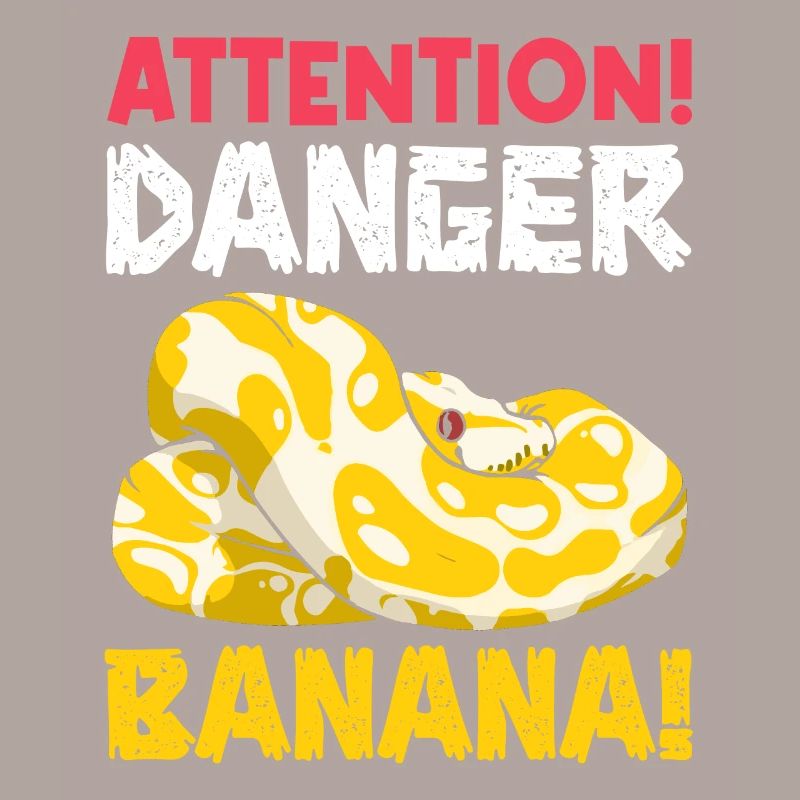 Banana Ball Python Attention Banane dangereuse