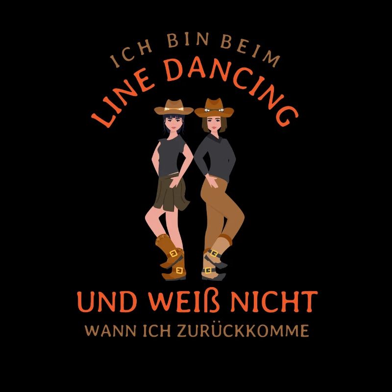 Ich bin beim Line Dancing