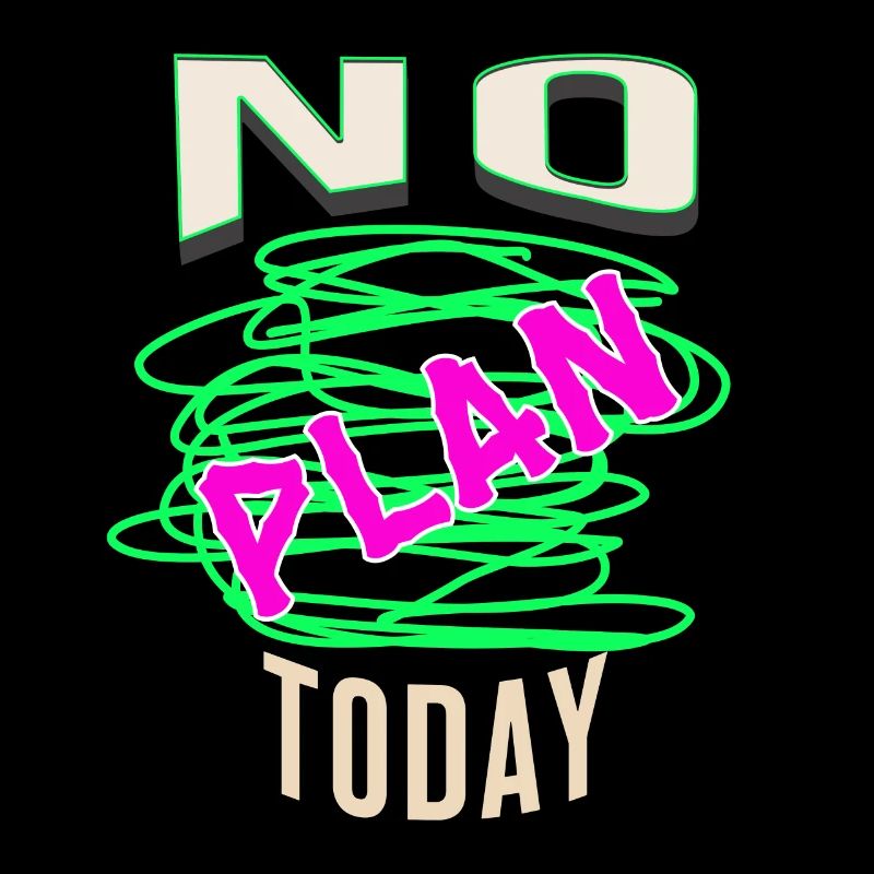 no plan today no idea burnout headless relax head