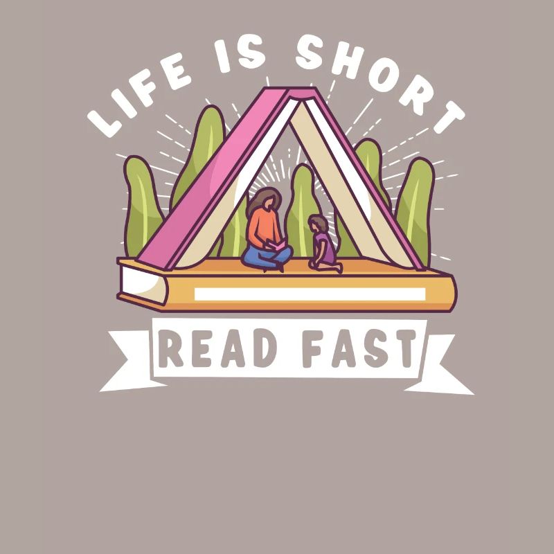 Book Reader Reading Literature Bookworm Gift Idea
