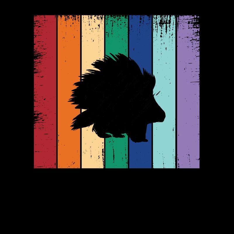 Stachelschwein-silhouette