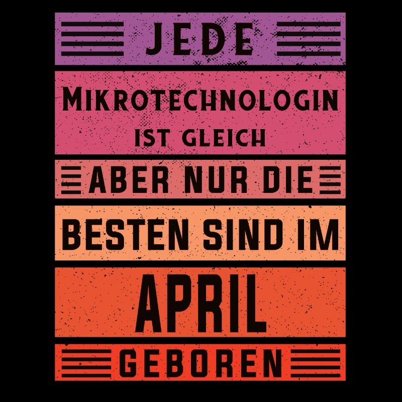 Techniker Geburtstag April geboren