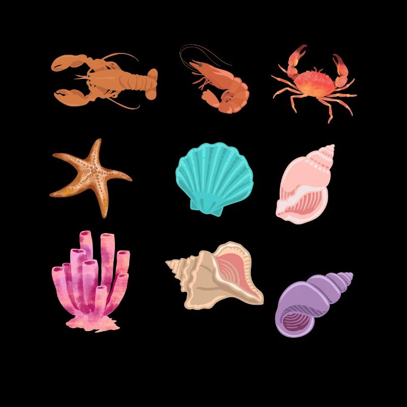 Crustacean Core Krustentiere Shirt Geschenk