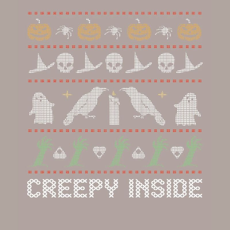 Stitch Pattern Horror Creatures Inside Halloween