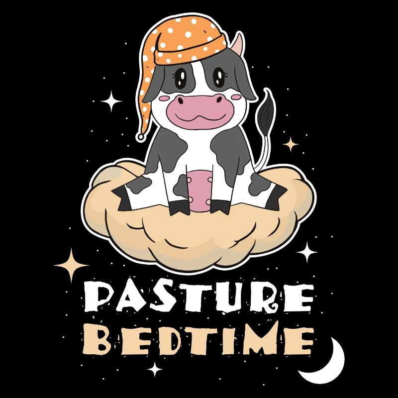 Pasture Bedtime Kuh Geschenk