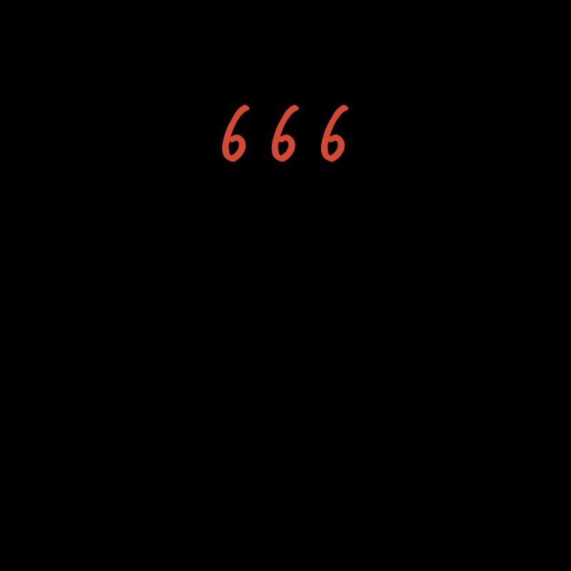 666 Satanisches Zeichen Witchcraft Hexe Gothic