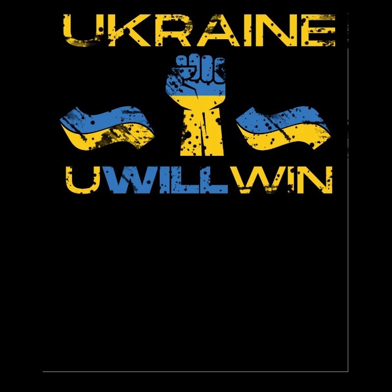 Ukraine Uwillwin Ukrainian flag symbol Victory