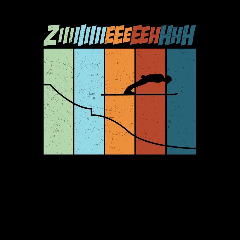 Saut à ski Pull Call Funny Ski Flying