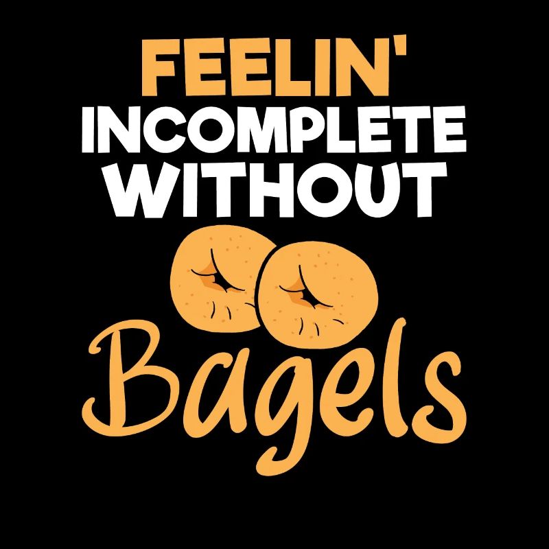 Bagel Spruch Geschenk
