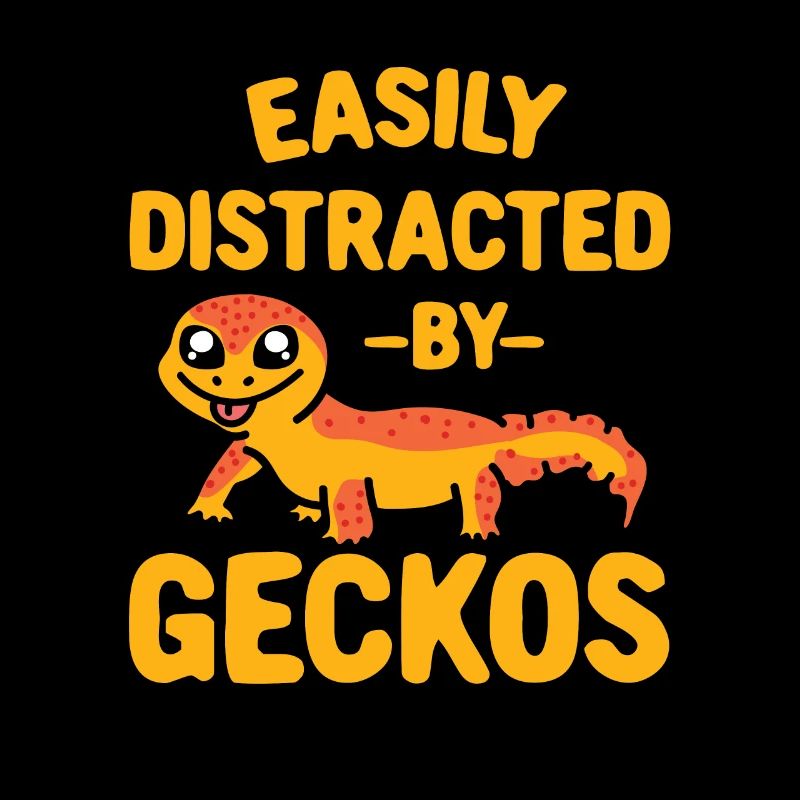 Lustiger Gecko Easily Distracted By Geckos
