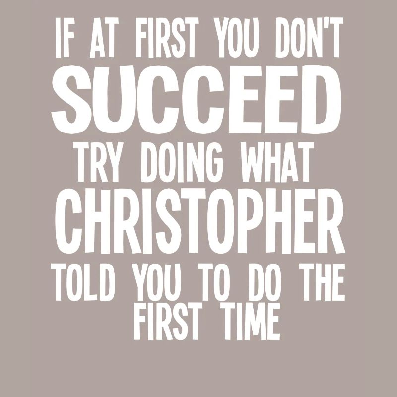 Vorname Christopher Name Christopher Geschenk