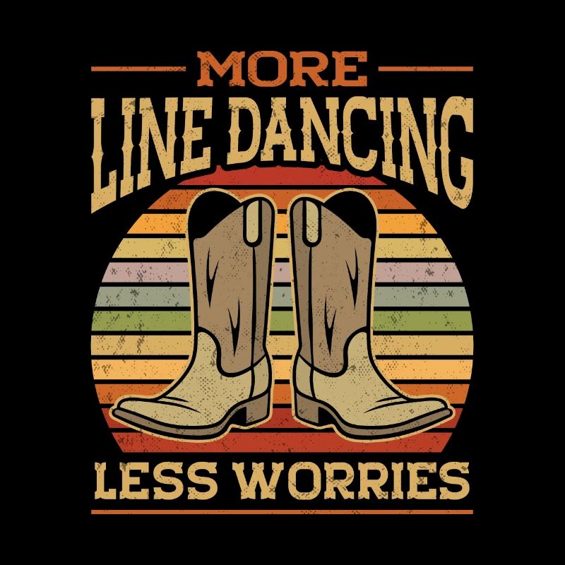 Line Dancing Cowboy Texas Line Dance Geschenk