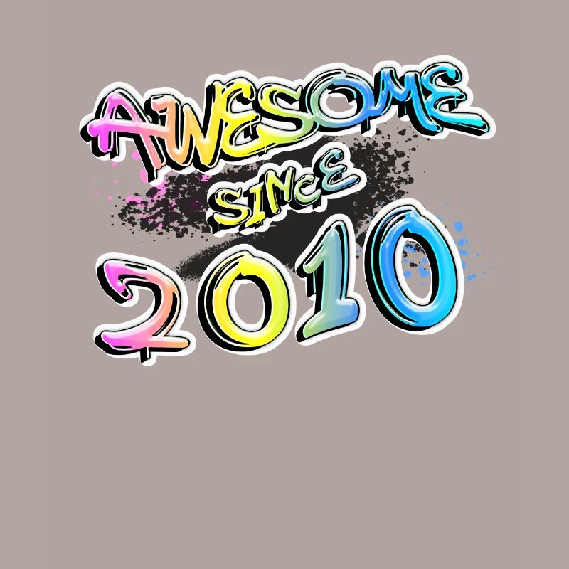 Awesome since 2010 Graffiti Motiv
