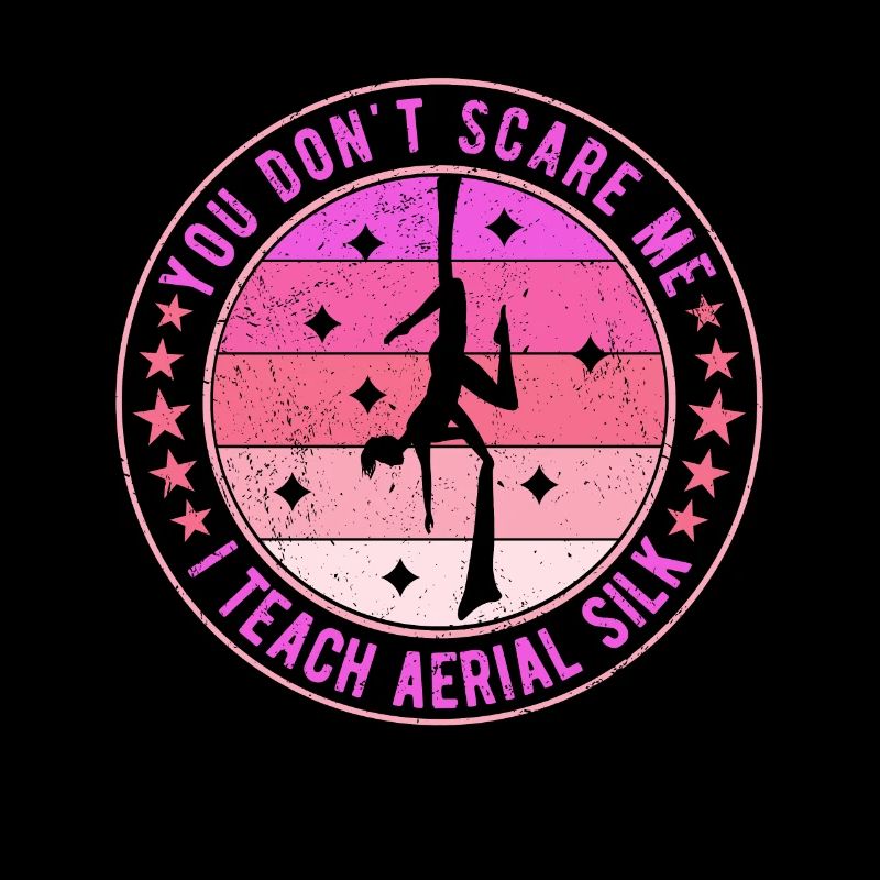 Vertical Cloth Acrobatics Aerial Silk Acrobat