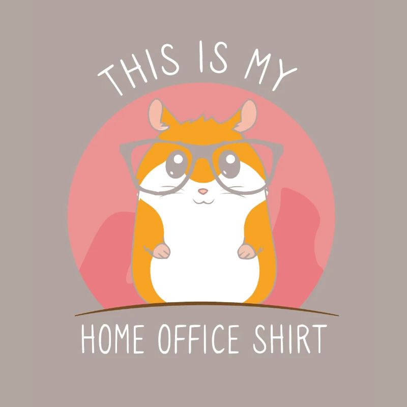 Ceci est mon hamster de bureau à domicile