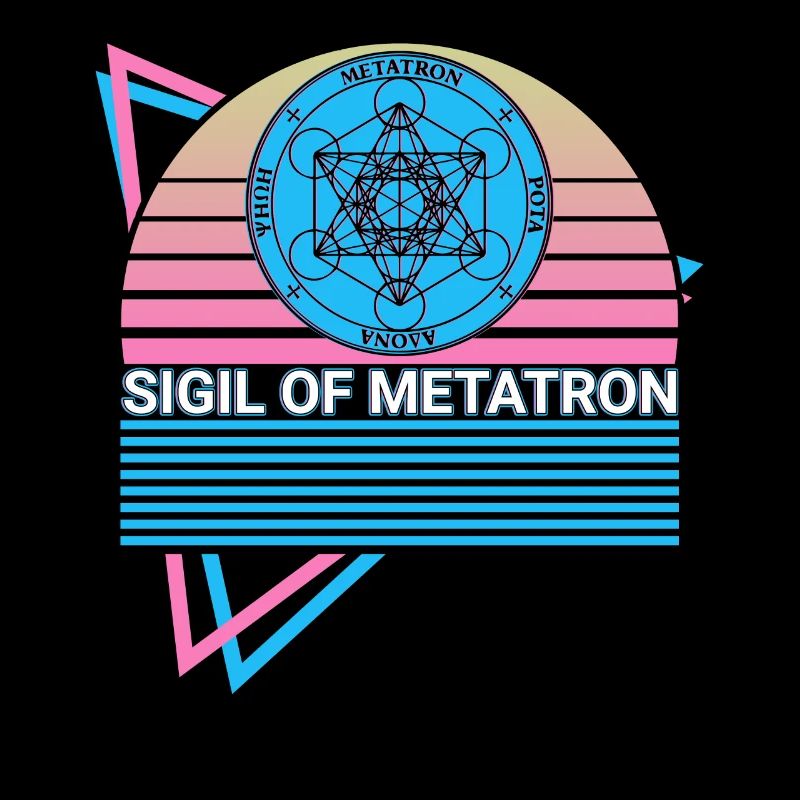 Sceau de Métatron Archange Sceau Rétro
