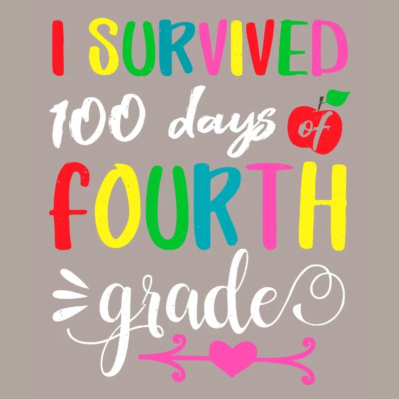Le 100e jour a survécu à la 4e année 100 jours d’école