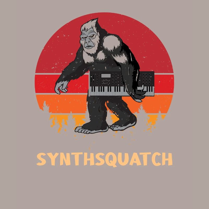 Sasquatch Synthesizer Dj Keyboard Synthsquatch